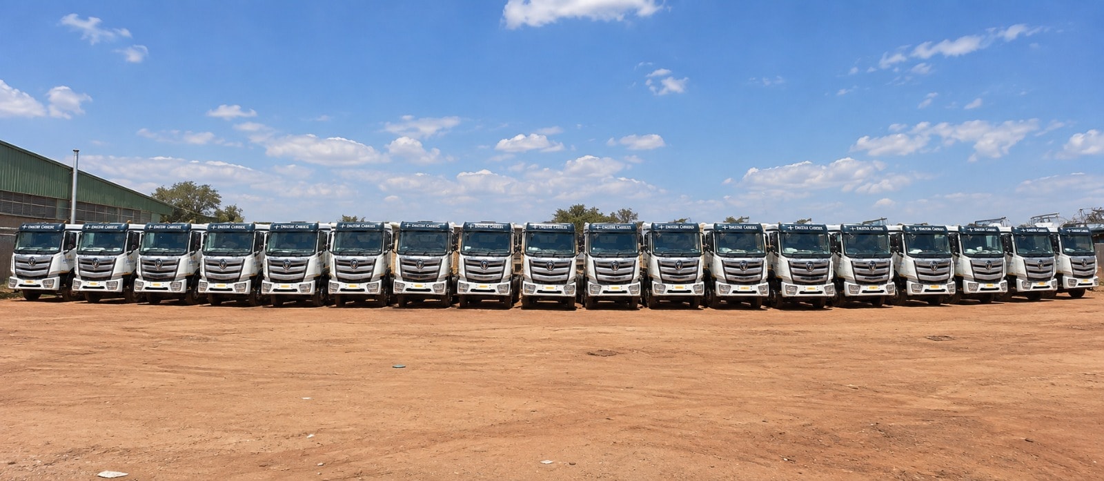 EMASTAR new fleet, full line-up front view